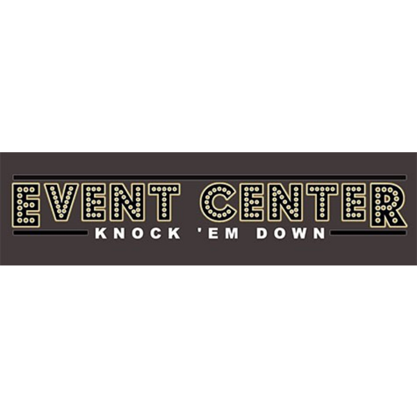 Logotyp, Eventcenter - knock 'em down 