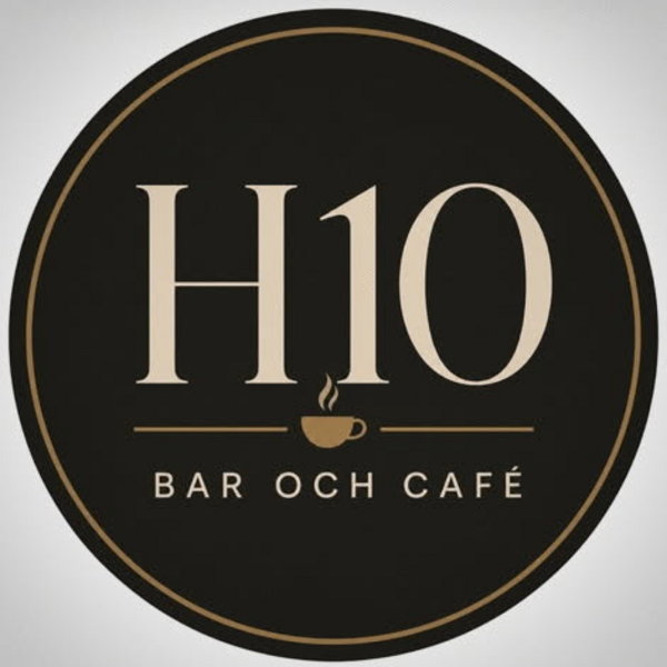 Logotyp, H10 Bar & Café